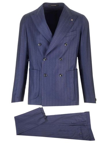 Montecarlo Prince Of Wales Suit In Super 110s Wool - Tagliatore - Modalova