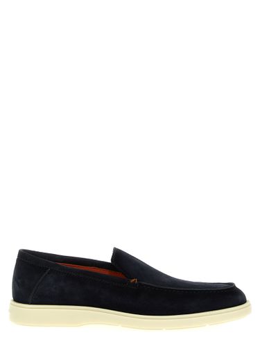 Santoni Suede Loafers - Santoni - Modalova