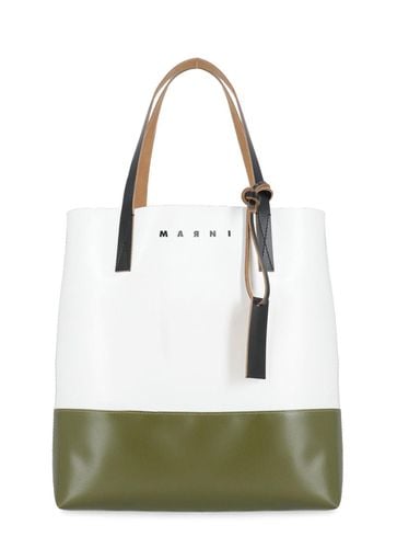 Tribeca Two-tone Large Tote Bag - Marni - Modalova