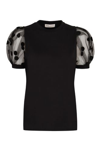 Nina Ricci Cotton Crew-neck T-shirt - Nina Ricci - Modalova