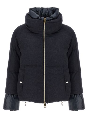 Herno Two-material Puffer Jacket - Herno - Modalova