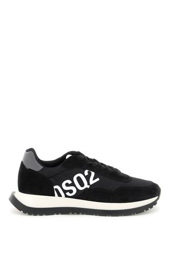 Nylon And Suede Running Sneakers - Dsquared2 - Modalova