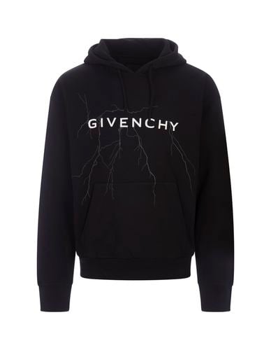 Black Givenchy Hoodie With Print - Givenchy - Modalova