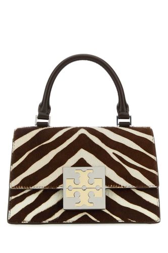 Printed Calfhair And Leather Handbag - Tory Burch - Modalova