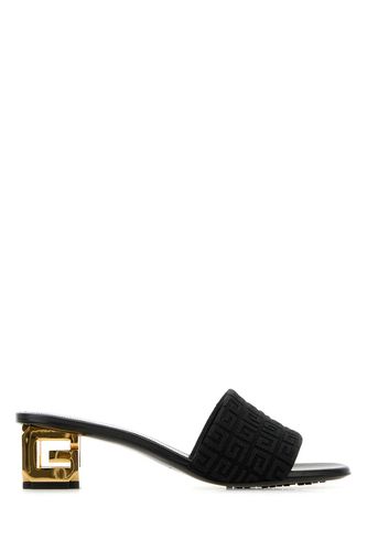 Givenchy Black Fabric G Cube Mules - Givenchy - Modalova