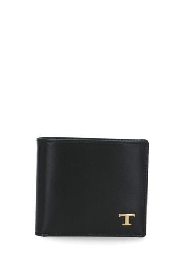 Tod's Leather Wallet With Logo - Tod's - Modalova