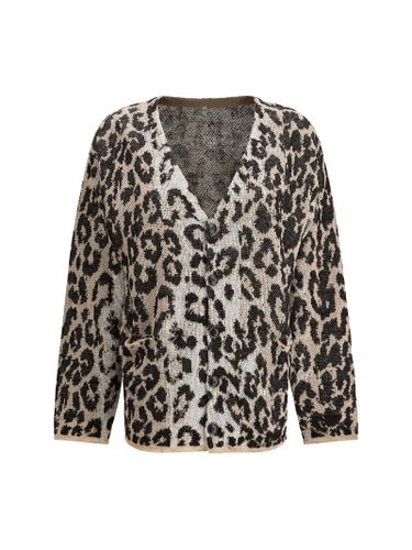 R13 Leopard Boyfriend Cardigan - R13 - Modalova