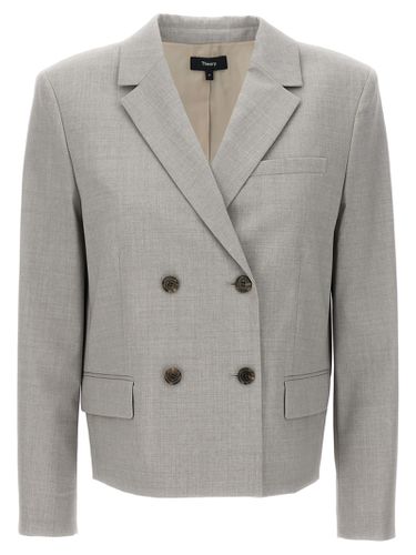 Theory Double-breasted Blazer - Theory - Modalova