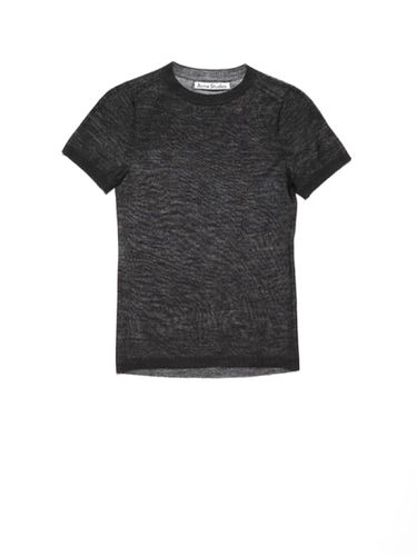 Transparent Knitted T-shirt - Acne Studios - Modalova