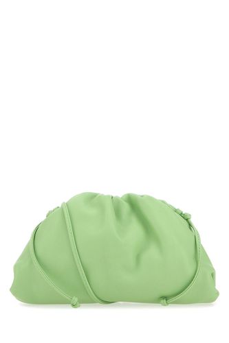 Pastel Green Nappa Leather Mini Pouch Clutch - Bottega Veneta - Modalova