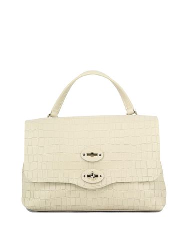 Postina Embossed Small Tote Bag - Zanellato - Modalova