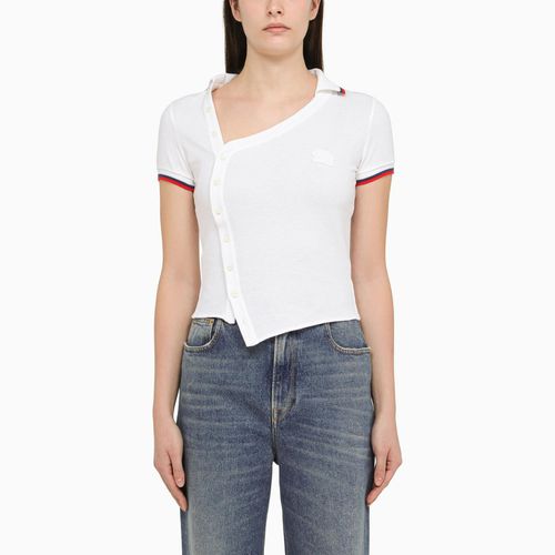 Cotton Asymmetric Polo Shirt - Dsquared2 - Modalova