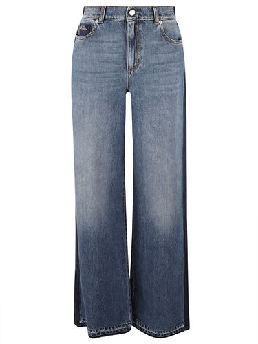 High-waist 5 Pockets Wide Leg Jeans - Alexander McQueen - Modalova
