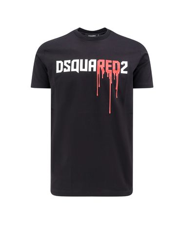 Logo Printed Crewneck T-shirt - Dsquared2 - Modalova