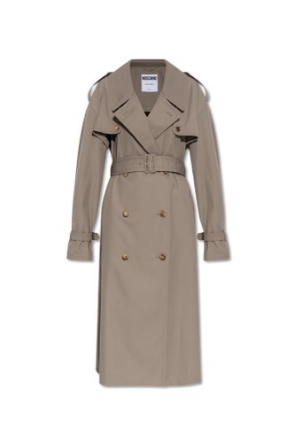 Moschino Trench Coat With Pockets - Moschino - Modalova