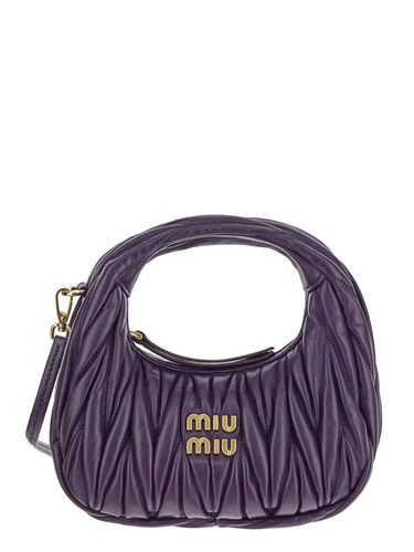 Wander Matelassè Mini Hobo Bag - Miu Miu - Modalova