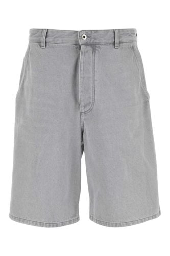 Light Grey Denim Bermuda Shorts - Bottega Veneta - Modalova