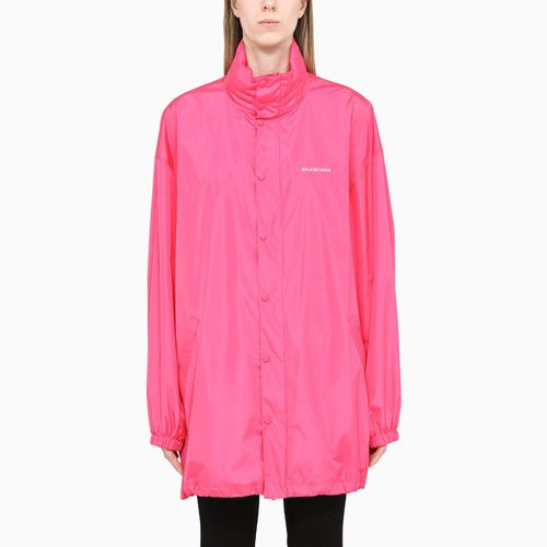 Fluo Polyester Oversize Raincoat - Balenciaga - Modalova