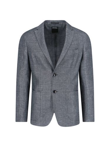 Zegna Single-breasted Blazer - Zegna - Modalova