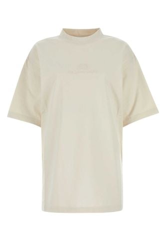 Balenciaga White Cotton T-shirt - Balenciaga - Modalova