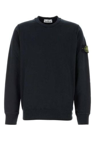 Midnight Blue Cotton Sweatshirt - Stone Island - Modalova