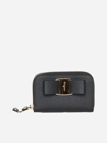 Ferragamo Vara Leather Pouch - Ferragamo - Modalova