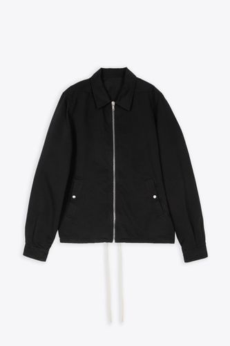 Zipfront Black Cotton Coach Jacket With Zip - Zipfront Jacket - DRKSHDW - Modalova