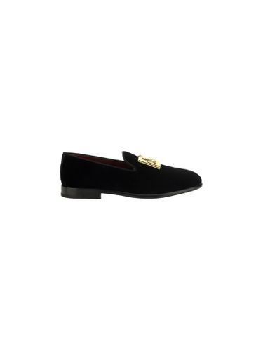 Dg Logo Plaque Slip-on Loafers - Dolce & Gabbana - Modalova