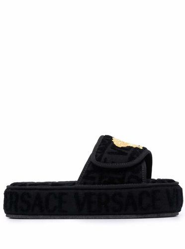 Versace Fabric Slippers - Versace - Modalova