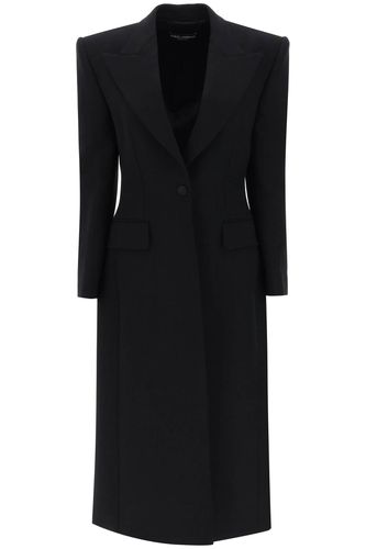 Wool Cady Shaped Coat - Dolce & Gabbana - Modalova