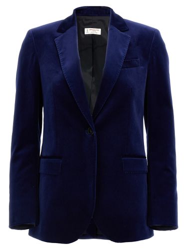 Single-breasted Velvet Blazer - Alberto Biani - Modalova