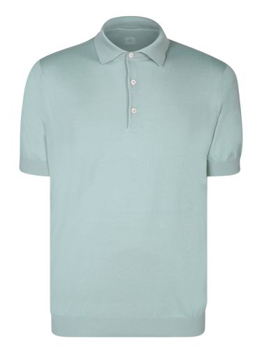 Jersey Sage Polo Shirt - Lardini - Modalova