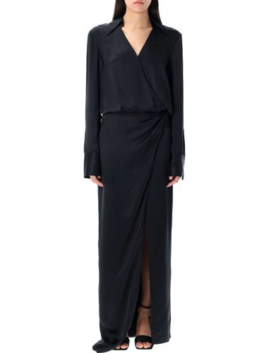 The Attico Long Shirt Dress - The Attico - Modalova