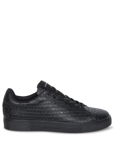 Eagle Allover Sneakers - Emporio Armani - Modalova