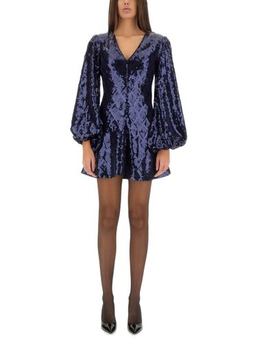 Mini Dress With Floral Pattern - Rotate by Birger Christensen - Modalova