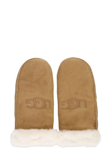 Embroider Mitten Burnt Cedar Gloves - UGG - Modalova