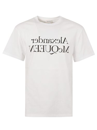 Regular Logo Print T-shirt - Alexander McQueen - Modalova
