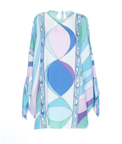 Pesci Print Silk Kaftano Dress - Pucci - Modalova