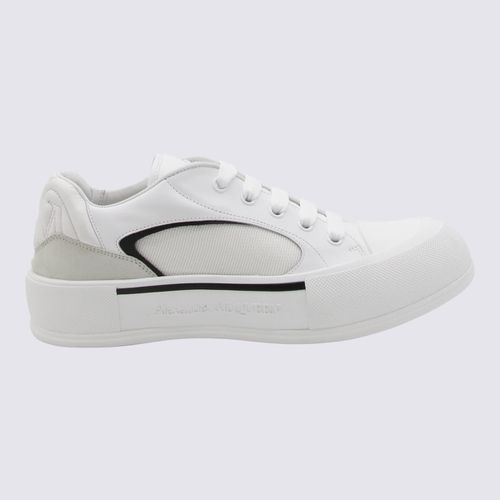 Leather Plimsoll Sneakers - Alexander McQueen - Modalova