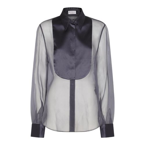 Buttoned Long-sleeved Top - Brunello Cucinelli - Modalova