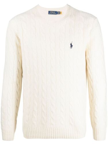 Cream White Wool-cashmere Blend Jumper - Polo Ralph Lauren - Modalova