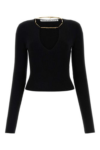 Stretch Wool Blend Sweater - Alexander Wang - Modalova