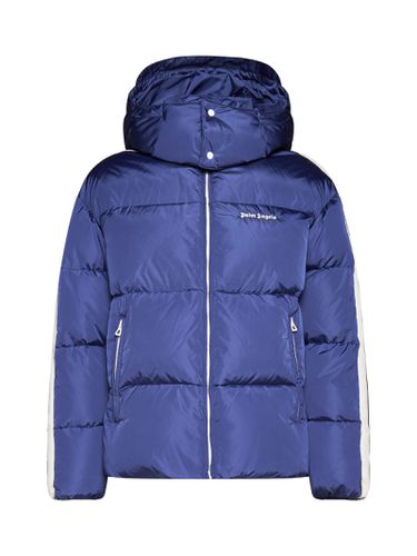 Hooded Track Down Jacket - Palm Angels - Modalova