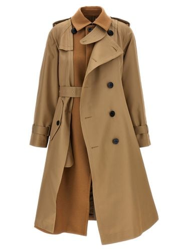 Sacai melton Trench Coat - Sacai - Modalova