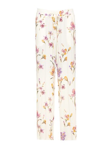 TwinSet Floral Print Pants - TwinSet - Modalova