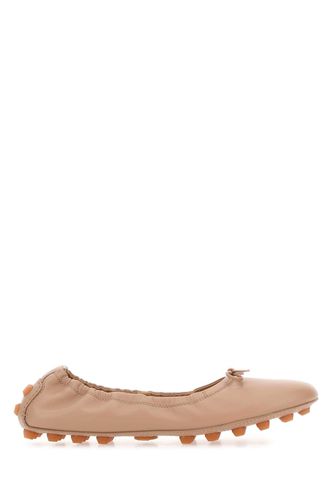 Skin Pink Leather Bubble Ballerinas - Tod's - Modalova