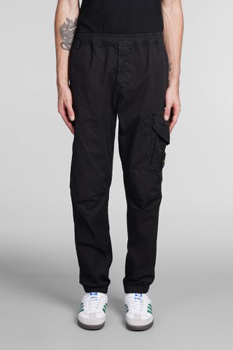 Stone Island Pants In Black Cotton - Stone Island - Modalova