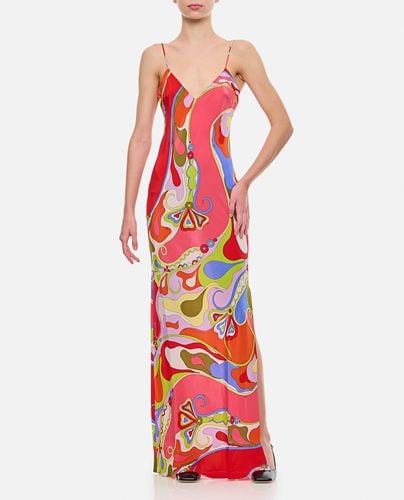 Pucci Crepe De Chine Long Dress - Pucci - Modalova