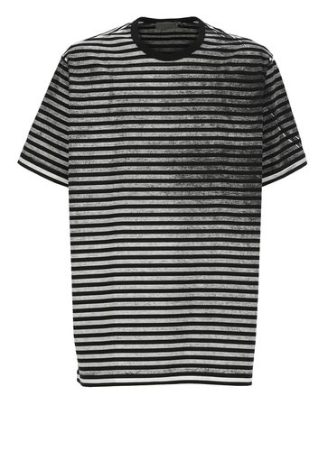 Yohji Yamamoto Striped T-shirt - Yohji Yamamoto - Modalova