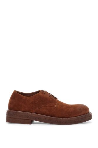 Suede Leather Lace-up Derby Shoes With - Marsell - Modalova